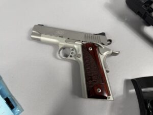 Kimber Stainless Pro Carry II — .45 ACP Compact 1911 — Pre-Owned with Original Box, Holster & Two Magazines