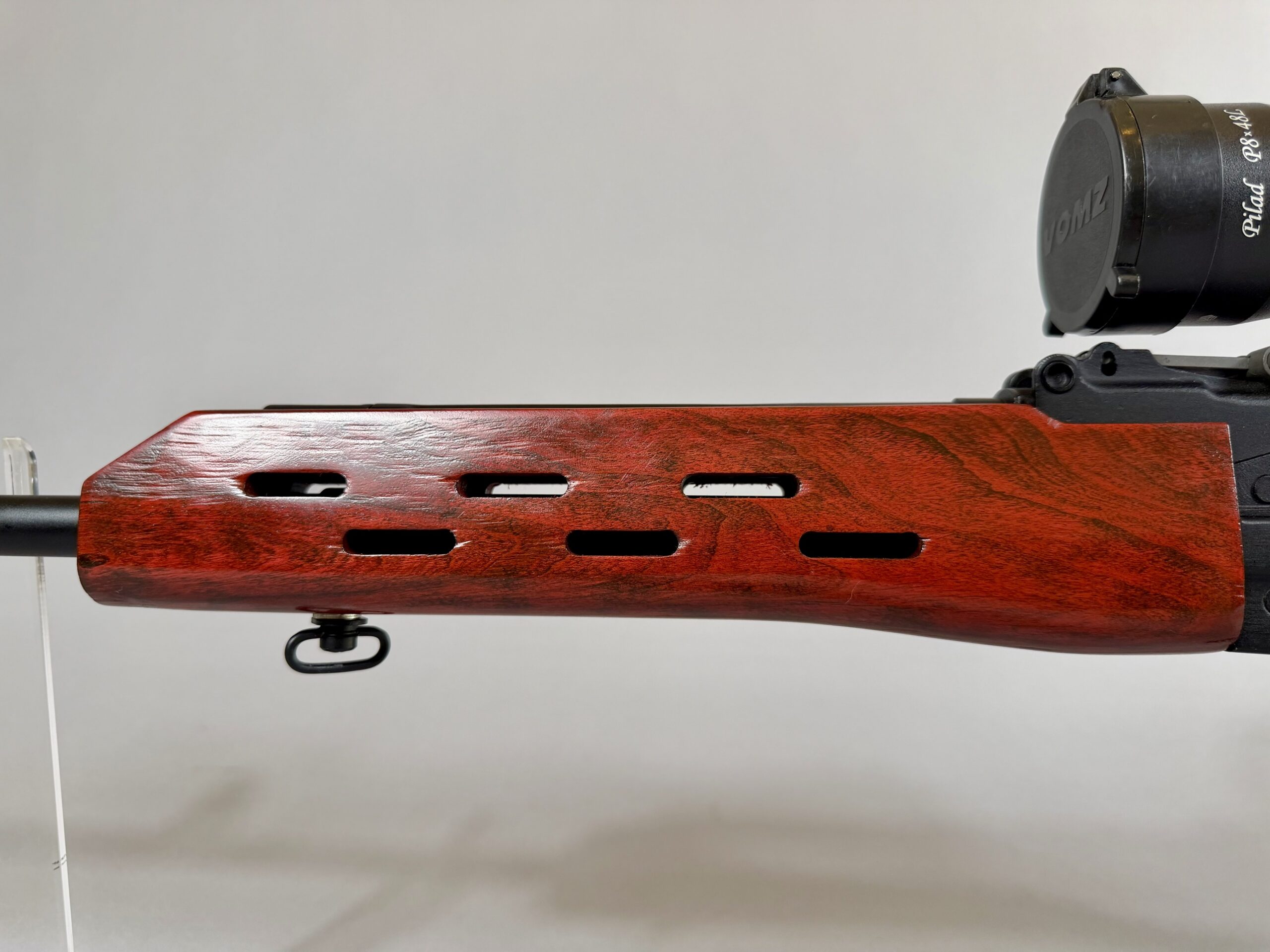 Russian Molot VEPR 7.62x54R with SVD-style laminate stock and Pilad 8x48 scope on QD mount - photo 8