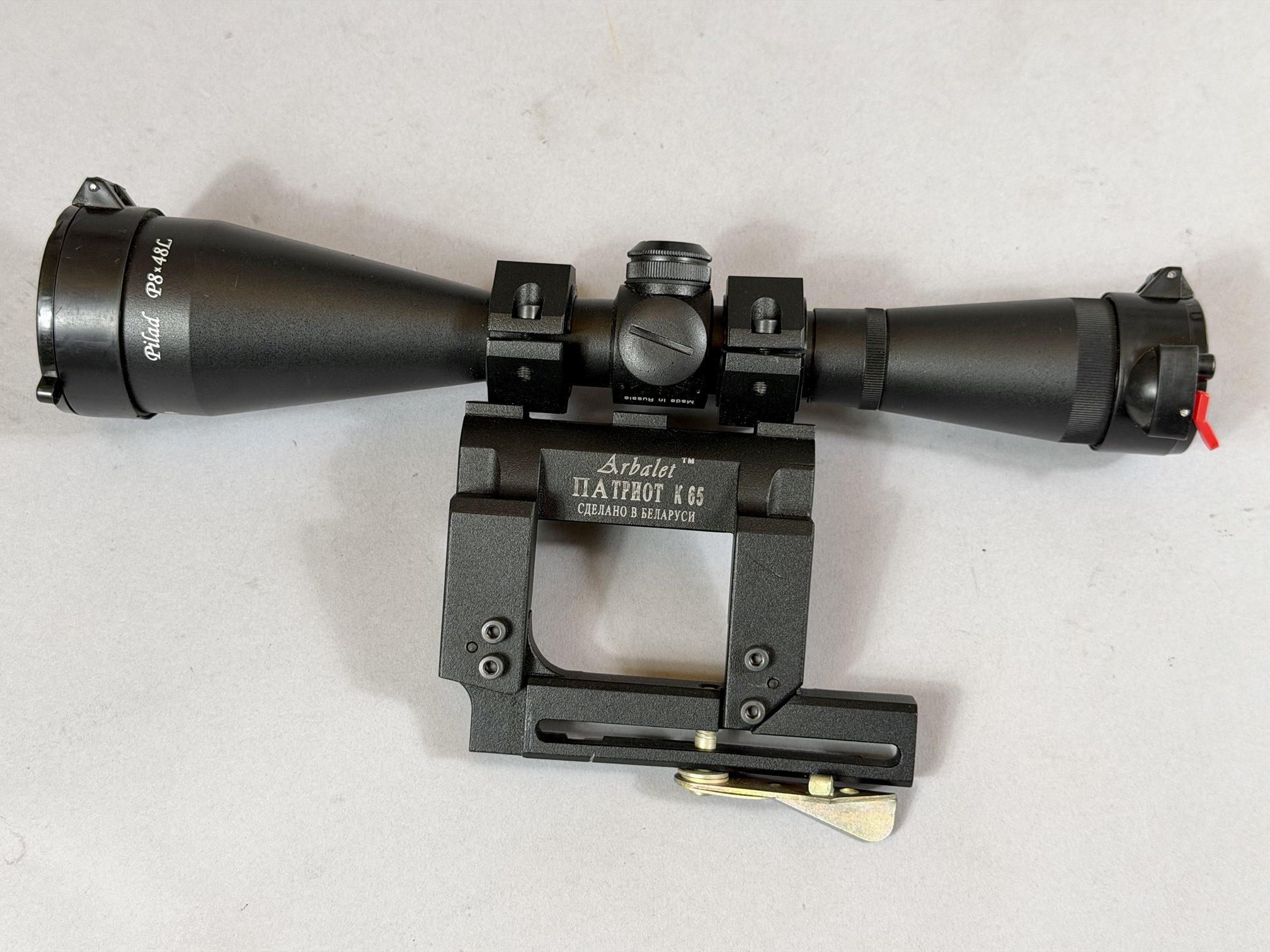 Russian Molot VEPR 7.62x54R with SVD-style laminate stock and Pilad 8x48 scope on QD mount - photo 4