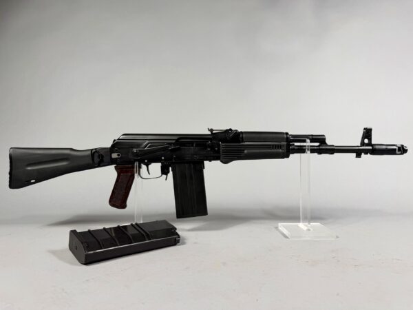 Russian Izhmash Saiga .308 converted to Saiga-308-1 spec — right side, stock extended