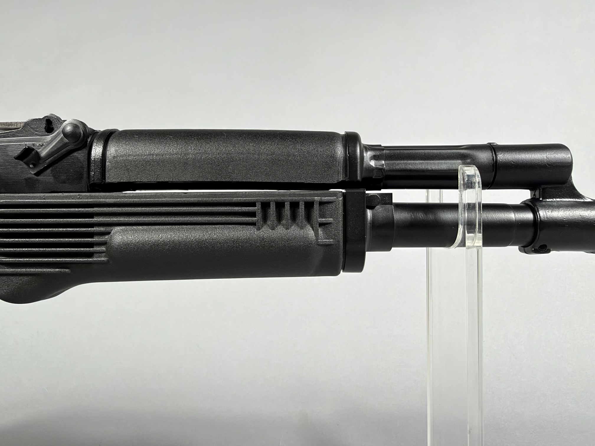 AK-100 series handguards, SMG Co. heavy-barrel handguard retainer and IGLIM gas tube