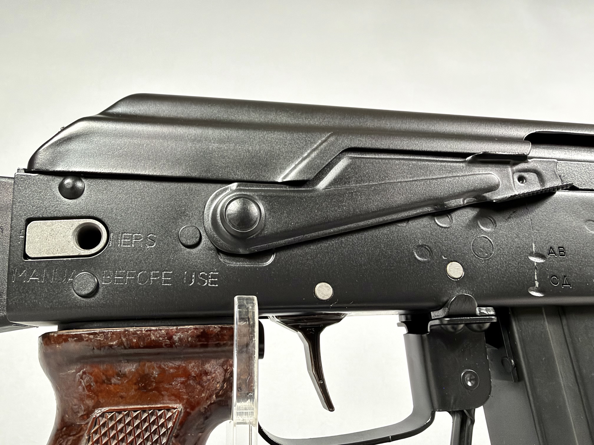 Russian military safety selector lever and EAA-era receiver markings